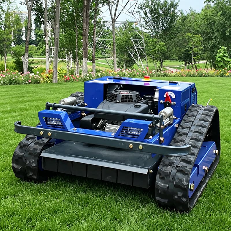 New AWY-550 Crawler Lawn Mower Serves European Garden Owners