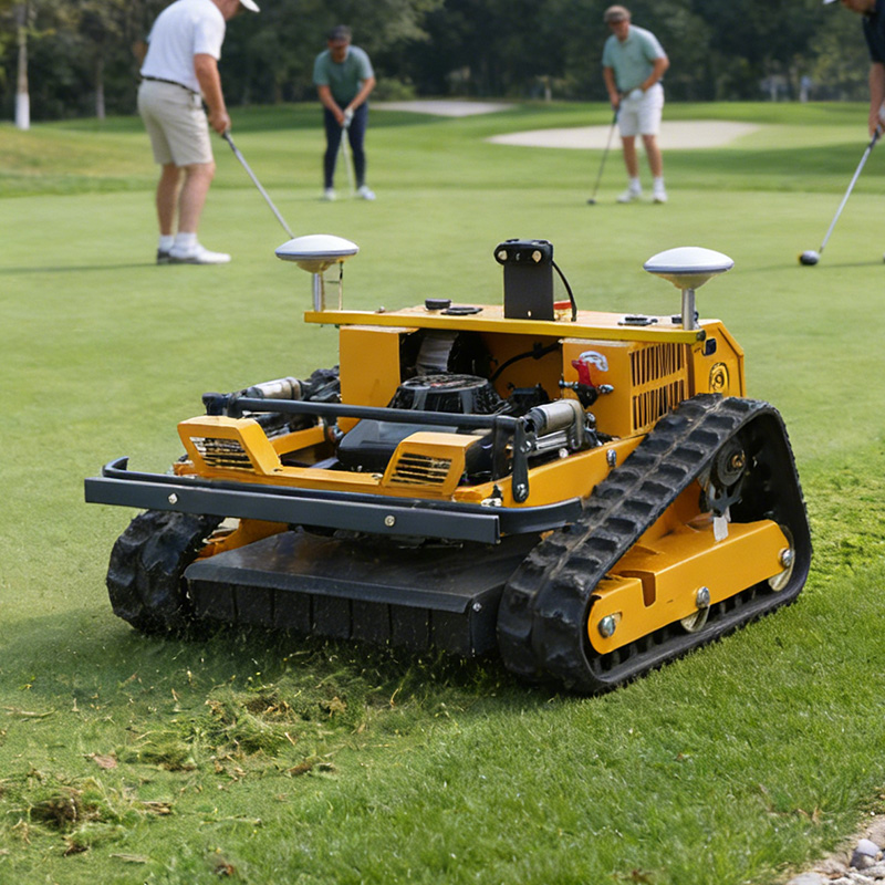 AWY-550 GPS  Crawler Lawn Mower Robot gallery image 1