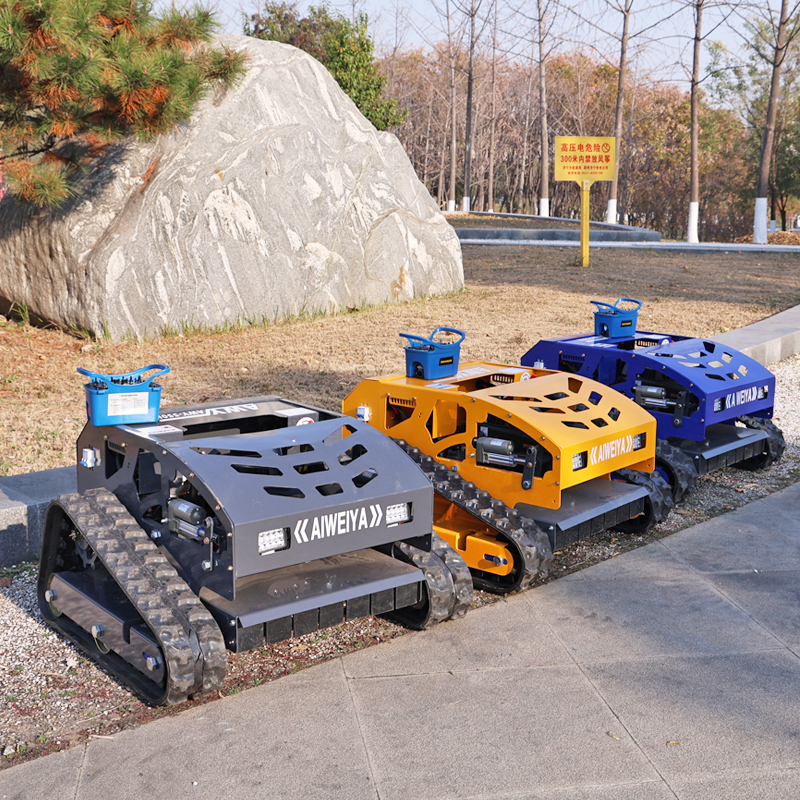 AWY-550H 550mm Remote Control Tracked Lawn Mower with 224cc Gasoline Engine detail image 3