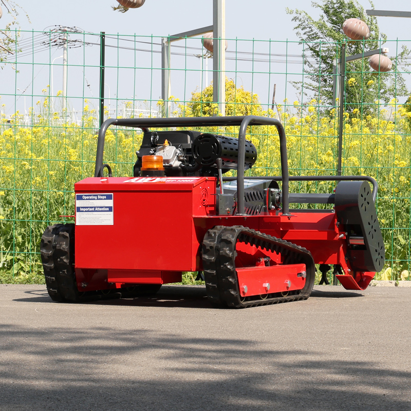AWY-1200S Remote Control Flail Mower | Heavy-Duty Tracked Brush Cutter with 120cm Cutting Width gallery image 4