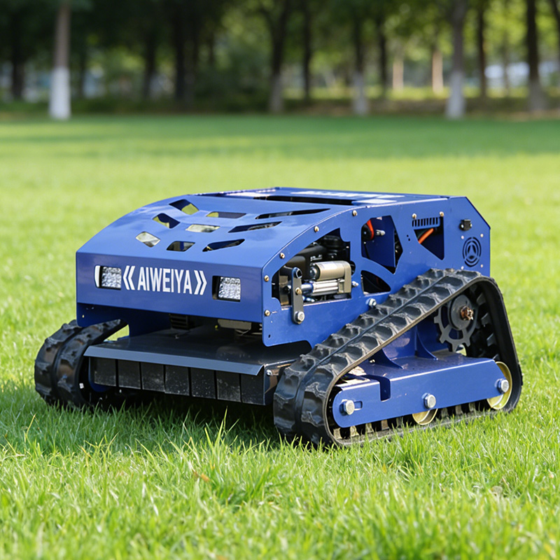 AWY-550H 550mm Remote Control Tracked Lawn Mower | 45° Slope Commercial Mower gallery image 1