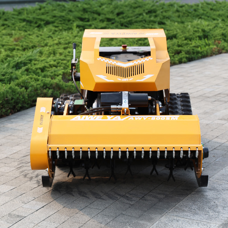 AWY-800SM 459CC Gasoline Remote Control Tracked Flail Mower detail image 4