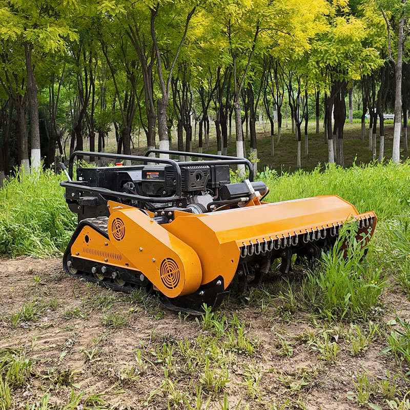 AWY-1000S PRO 100cm Diesel Crawler Remote Control Flail Mower gallery image 5