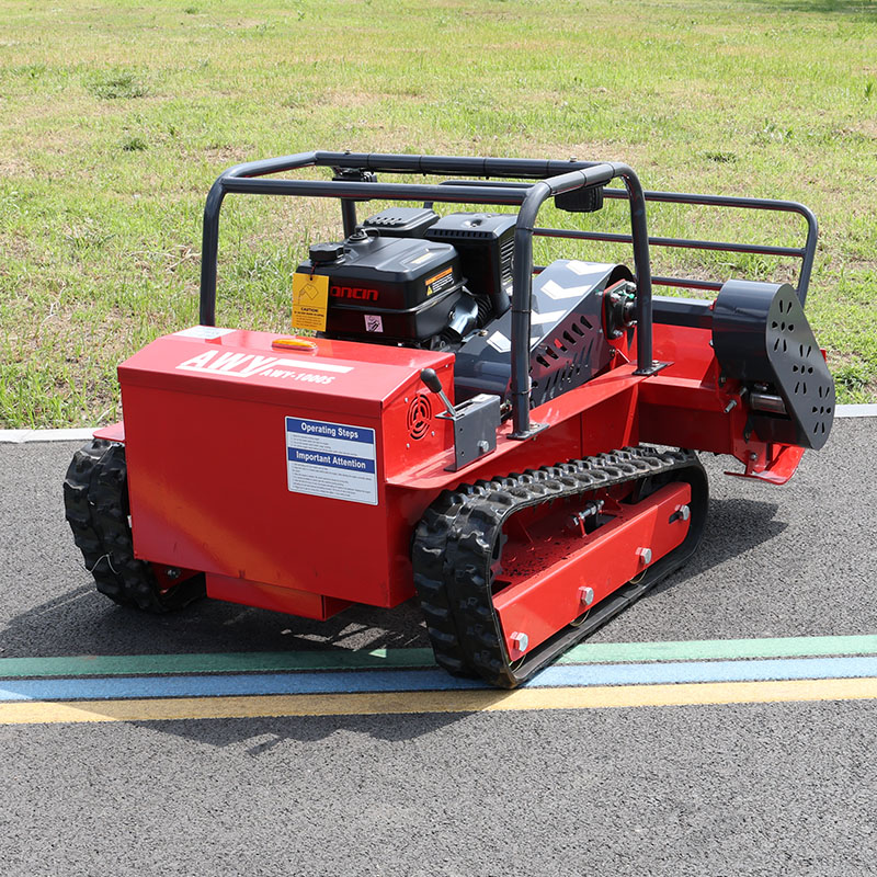 Factory Direct AWY-1000S RC Mower, 55° Steep Slope Crawler Grass Shredder for Orchard detail image 3