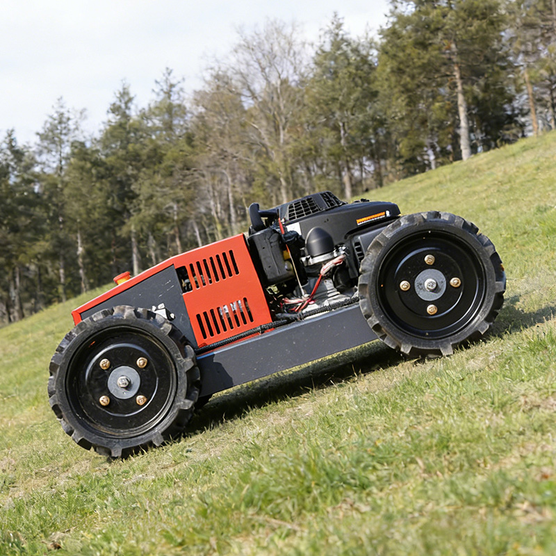 AWY-500W Remote Control Lawn Mower | 224cc Gasoline 4WD RC Mower gallery image 4