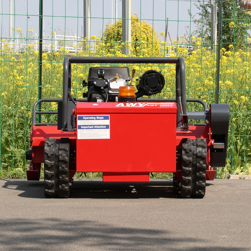 AWY-1200S Remote Control Flail Mower | Heavy-Duty Tracked Brush Cutter with 120cm Cutting Width gallery image 5