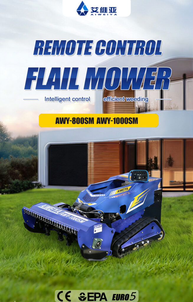 Remote Control Flail Mower for Steep Slopes & Overgrown Land