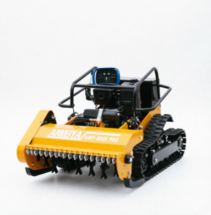 AWY-800S PRO 80cm Gasoline Crawler Remote Control Flail Mower thumbnail 4