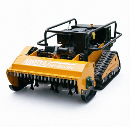 AWY-800S PRO 80cm Gasoline Crawler Remote Control Flail Mower thumbnail 2