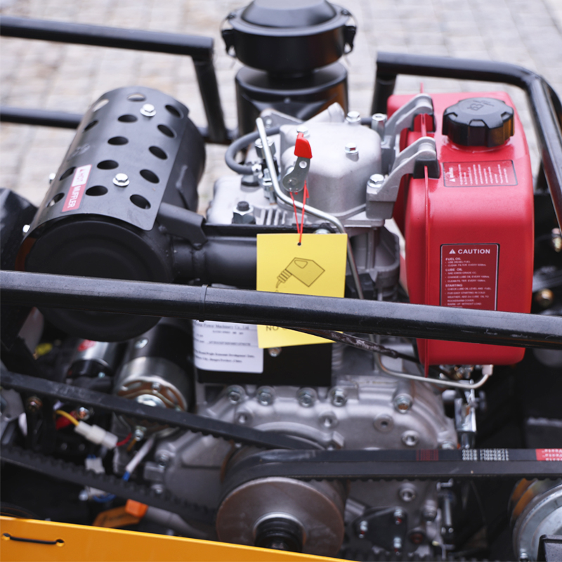 AWY-1000S PRO 100cm Commercial Diesel Remote-Controlled Tracked Flail Mower detail image 2