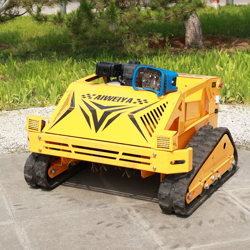 AIWEIYA AWY-550S 550mm Tracked Remote Control Flail Mower detail image 5
