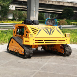 AWY crawler remote control mower for slope mowing