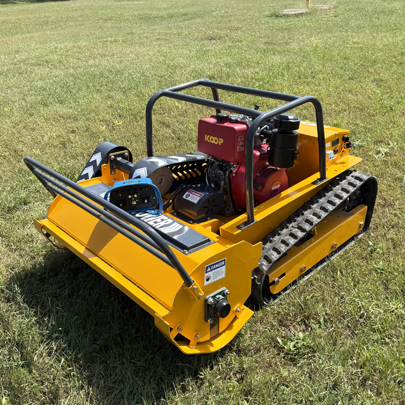 AWY-800S 80cm Commercial Remote Control Tracked Flail Mower gallery image 2