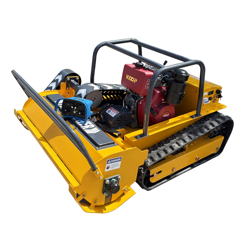 AWY-800S 80cm Commercial Remote Control Tracked Flail Mower thumbnail 3