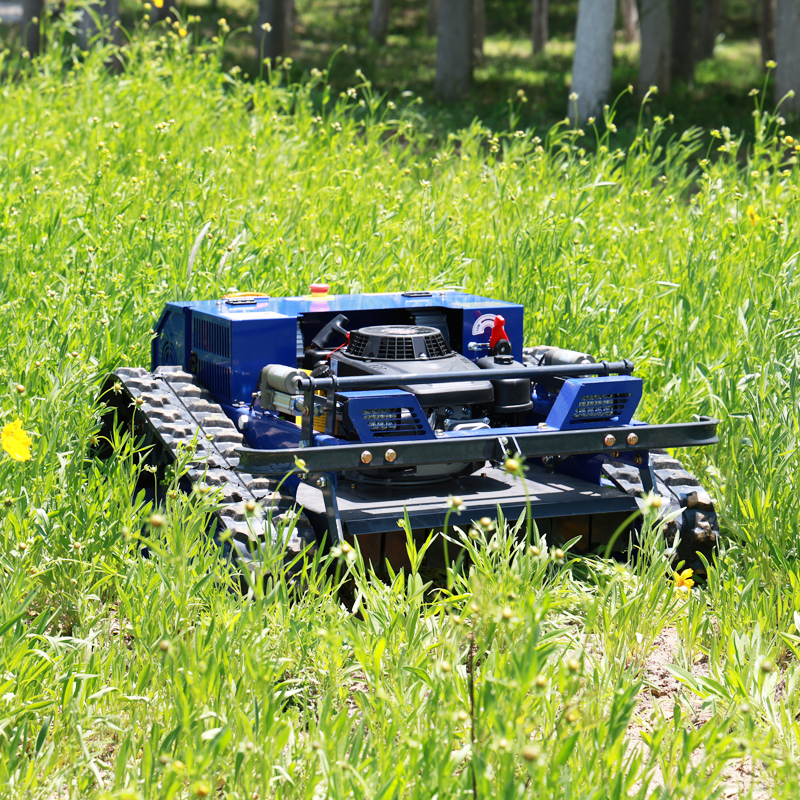 AWY-550 224CC Remote Control Tracked Lawn Mower for Slopes & Tough Terrain gallery image 4