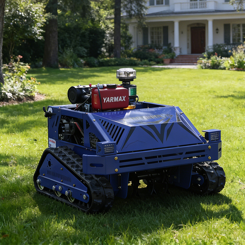 AIWEIYA AWY-550S 550mm Tracked Remote Control Flail Mower gallery image 1