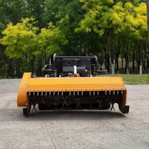 Remote control mower with adjustable cutting height for tall grass