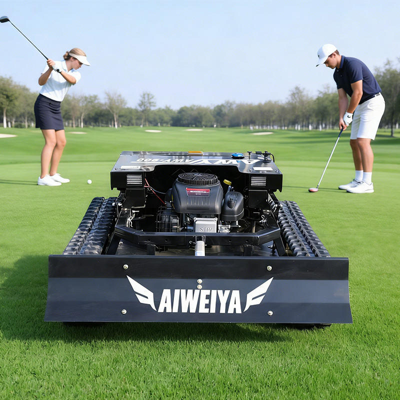 AWY-900 900mm Remote Control Tracked Lawn Mower for Commercial & Professional Use gallery image 5
