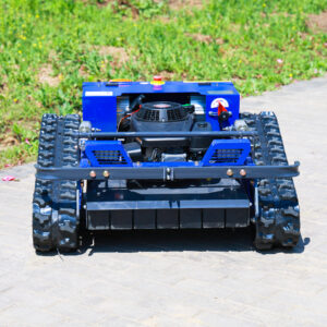 Crawler vs wheel remote control mower for steep terrain