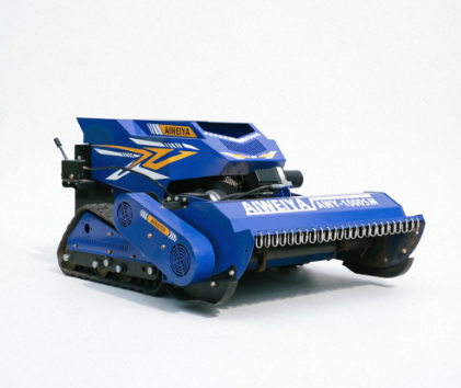 AWY-1000SM 195F Diesel Tracked Remote Control Flail Mower
