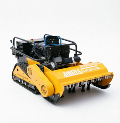 AWY-800S PRO 80cm Industrial Remote-Controlled Tracked Flail Mower thumbnail 4
