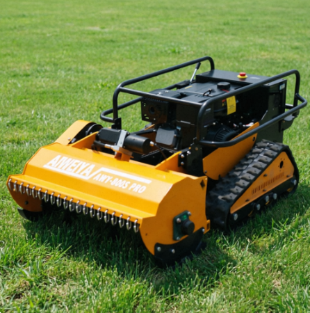 AWY-800S PRO 80cm Gasoline Remote Control Crawler Flail Mower gallery image 5