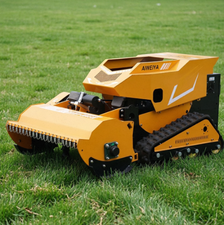 AWY-800SM 80cm Remote Control Tracked Flail Mower with 459CC Gasoline Engine gallery image 2