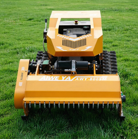 AWY-800SM 80cm Remote Control Tracked Flail Mower with 459CC Gasoline Engine gallery image 3