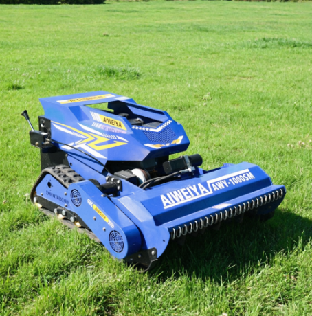AWY-1000SM 100cm Diesel Remote Control Tracked Flail Mower with YARMAX 195F Engine gallery image 3