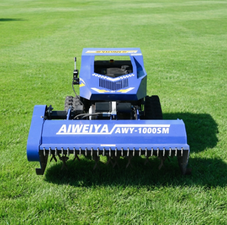 AWY-1000SM 100cm Diesel Remote Control Tracked Flail Mower with YARMAX 195F Engine gallery image 4