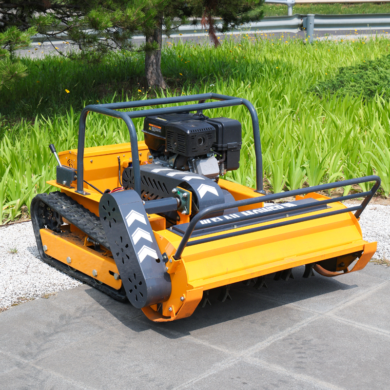 AWY 1000S Contractor Remote Control Commercial Tracked Flail Mower gallery image 2