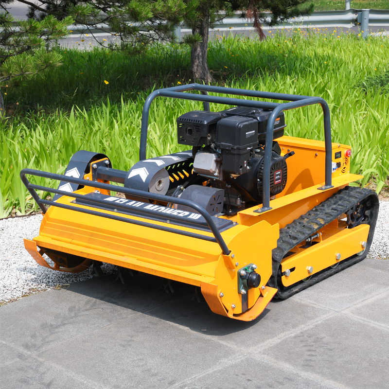 AWY 1000S Contractor Remote Control Commercial Tracked Flail Mower gallery image 3