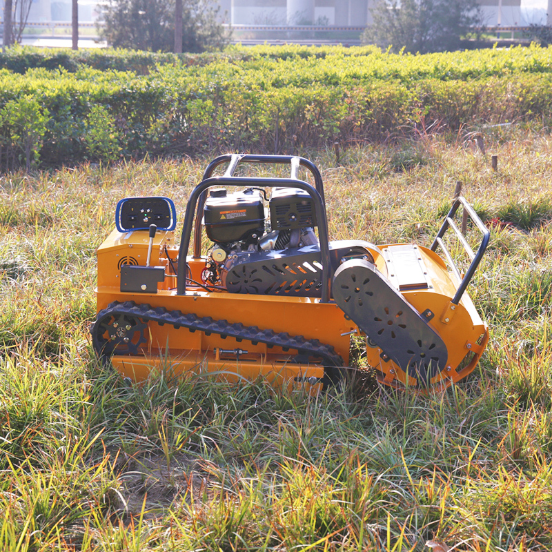 AWY 800S Commercial Remote Control Tracked Flail Mower gallery image 3