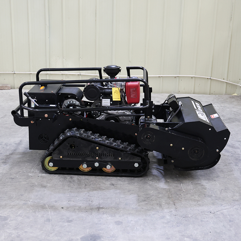 AWY-800S PRO Commercial 80cm Remote-Controlled Tracked Flail Mower detail image 3