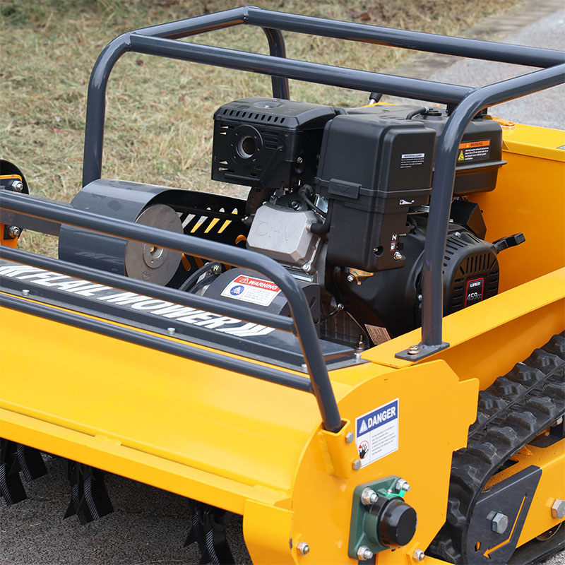 AWY 1000S Contractor Remote Control Commercial Tracked Flail Mower detail image 1