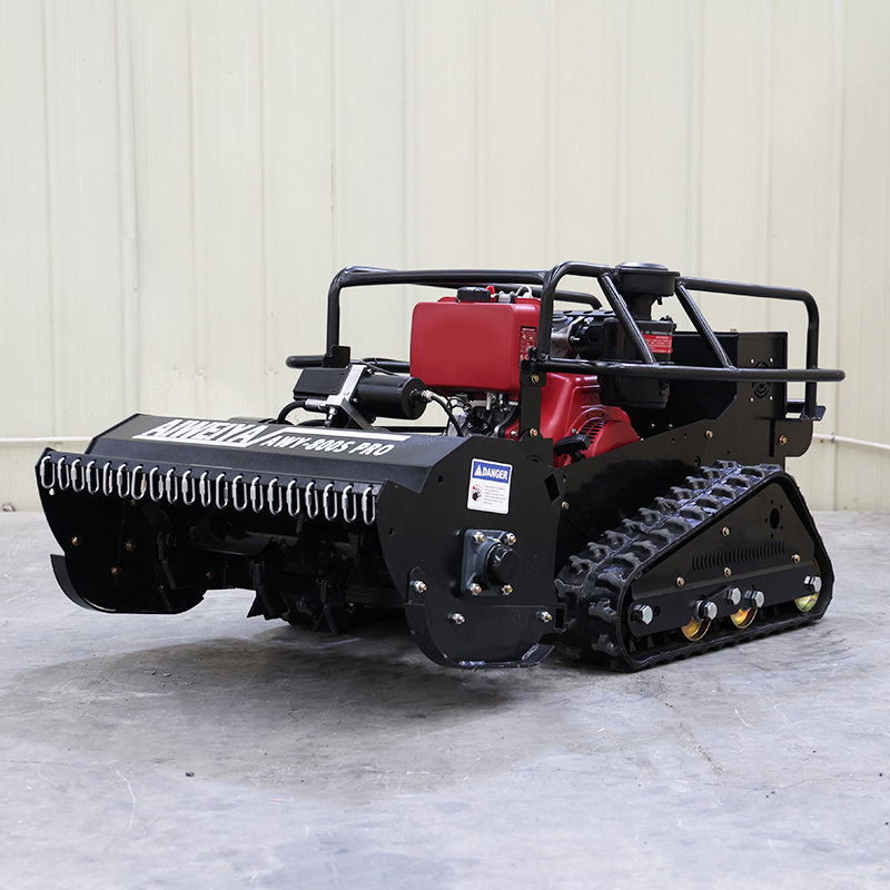 AWY-800S PRO Commercial 80cm Remote-Controlled Tracked Flail Mower detail image 4