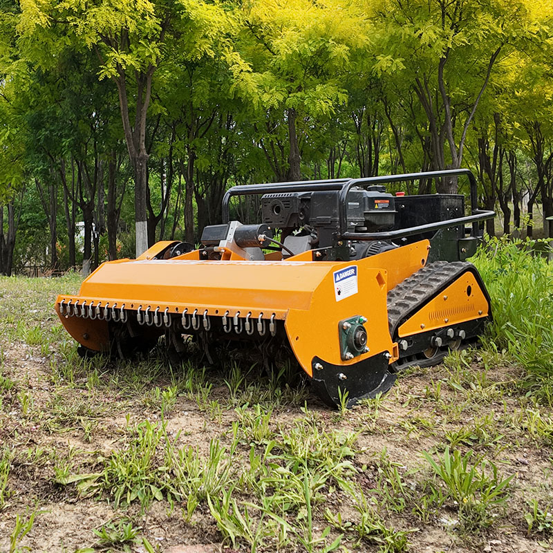 AWY-1000S PRO Heavy-Duty 100cm Diesel Remote Tracked Flail Mower gallery image 4