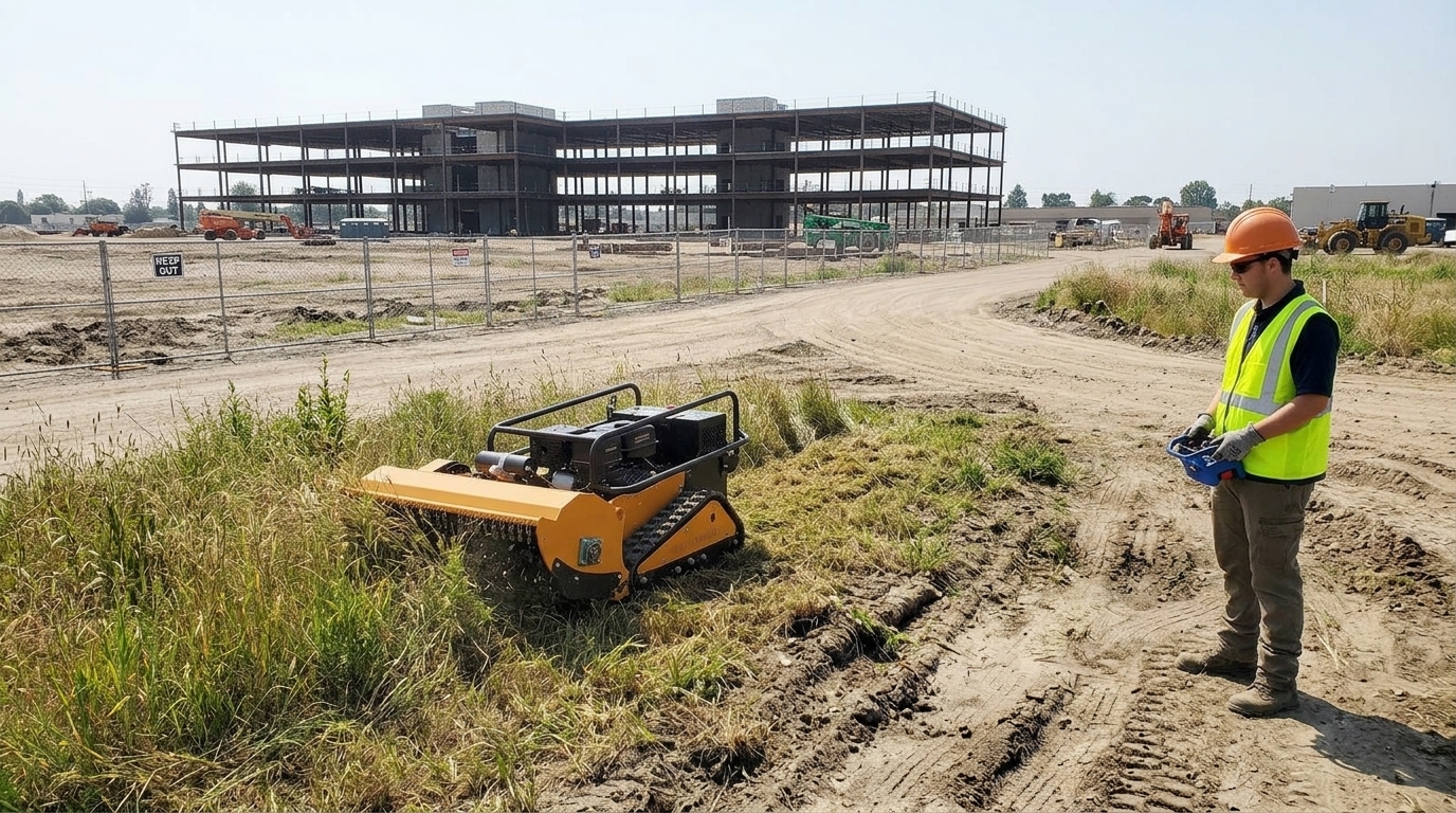 Remote Control Lawn Mower for Construction Sites and Land Clearing: A Complete Guide