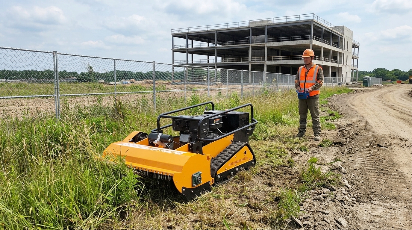 Remote Control Lawn Mower for Construction Sites and Land Clearing: A Complete Guide