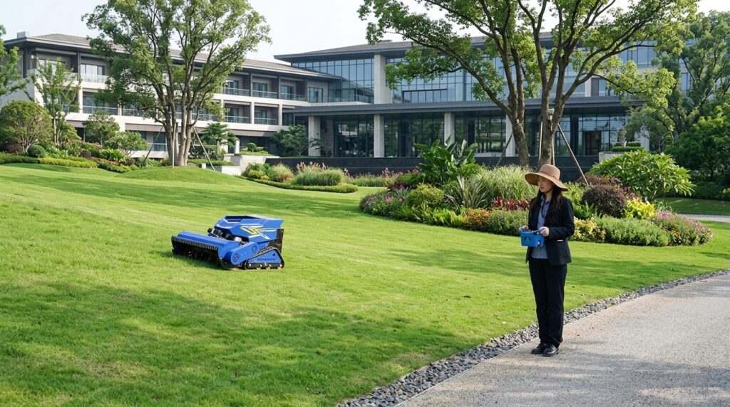 Remote Control Lawn Mower for Hotels and Resorts: A Complete Commercial Landscaping Guide