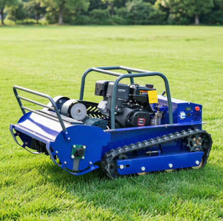 AWY 800S Commercial Remote Control Tracked Flail Mower gallery image 1