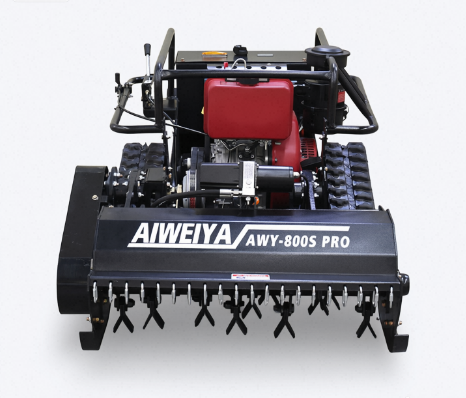 AWY-800S PRO Commercial 80cm Remote-Controlled Tracked Flail Mower