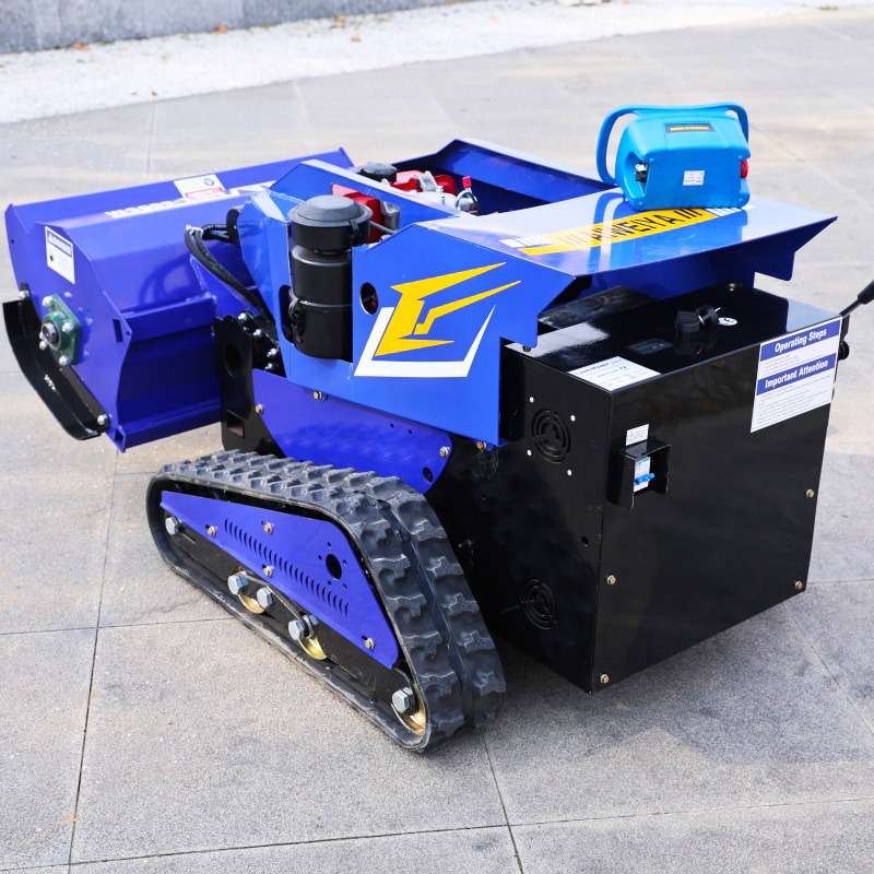 AWY-1000SM Remote-Controlled Tracked Flail Mower with 100cm Cutting Width detail image 4