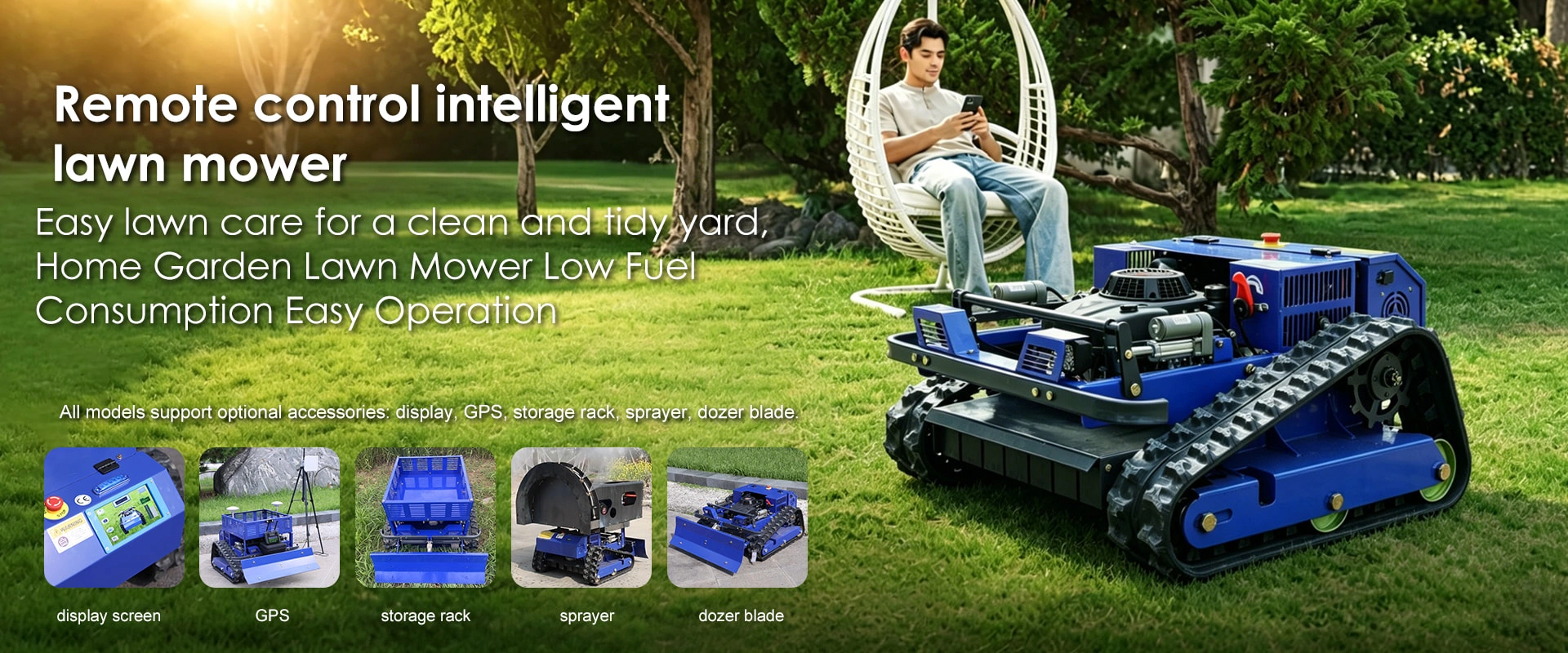 Aiweiya remote control lawn mower banner 4